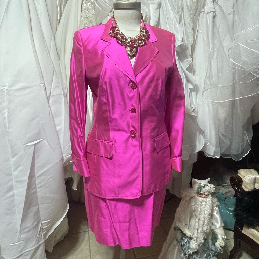 New??? Escada silk skirt/jacket set